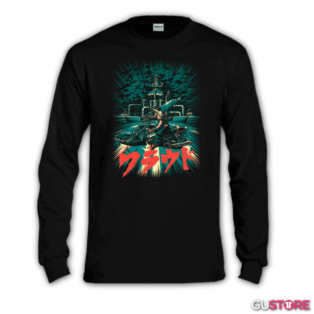 Polera manga larga Cloud Motoquero