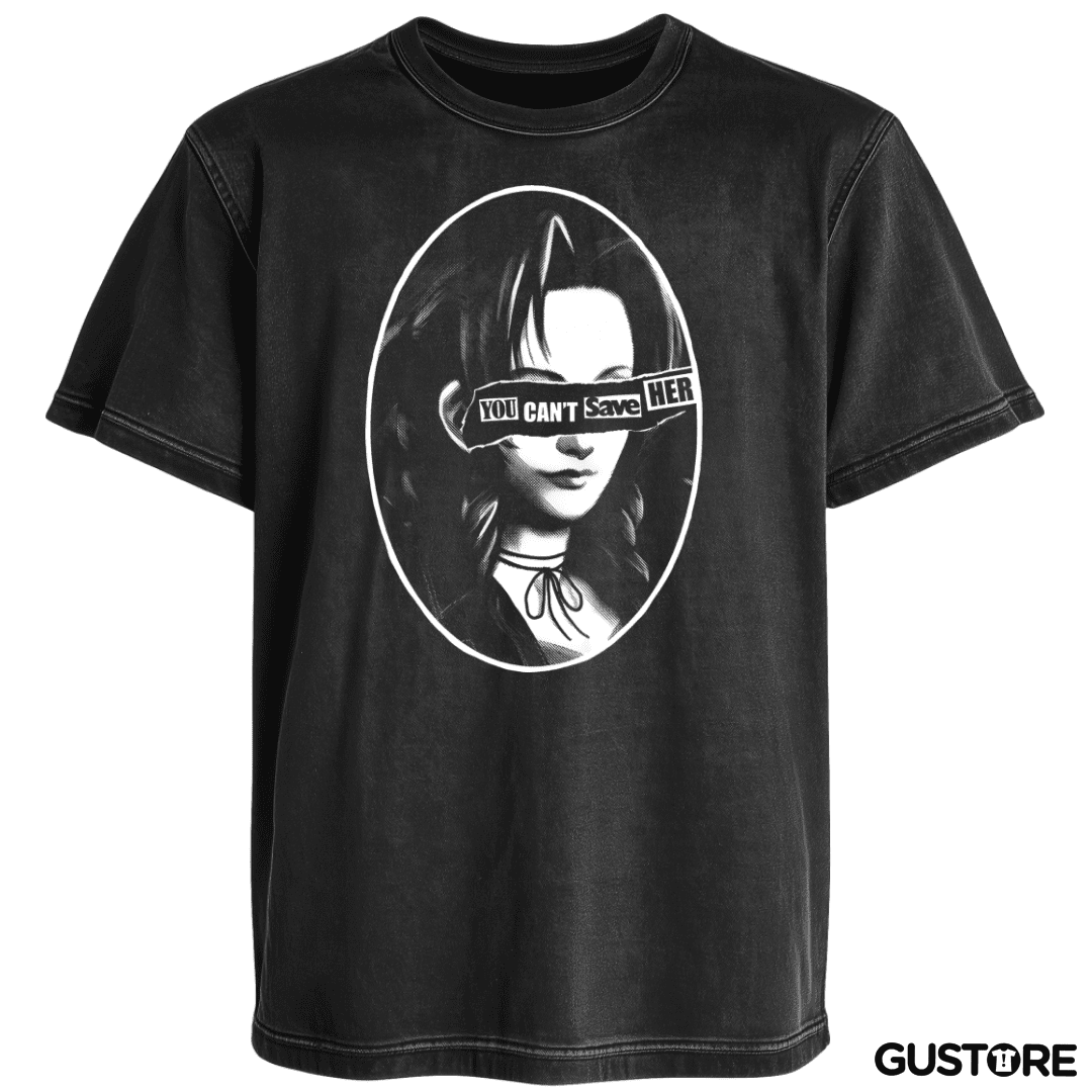 Polera desgastada You Cant Save Her