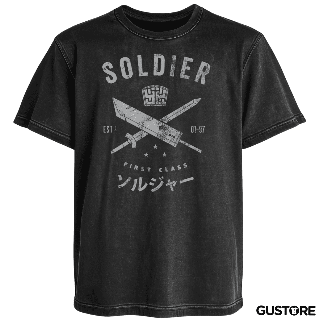 Polera desgastada Soldier First Class 