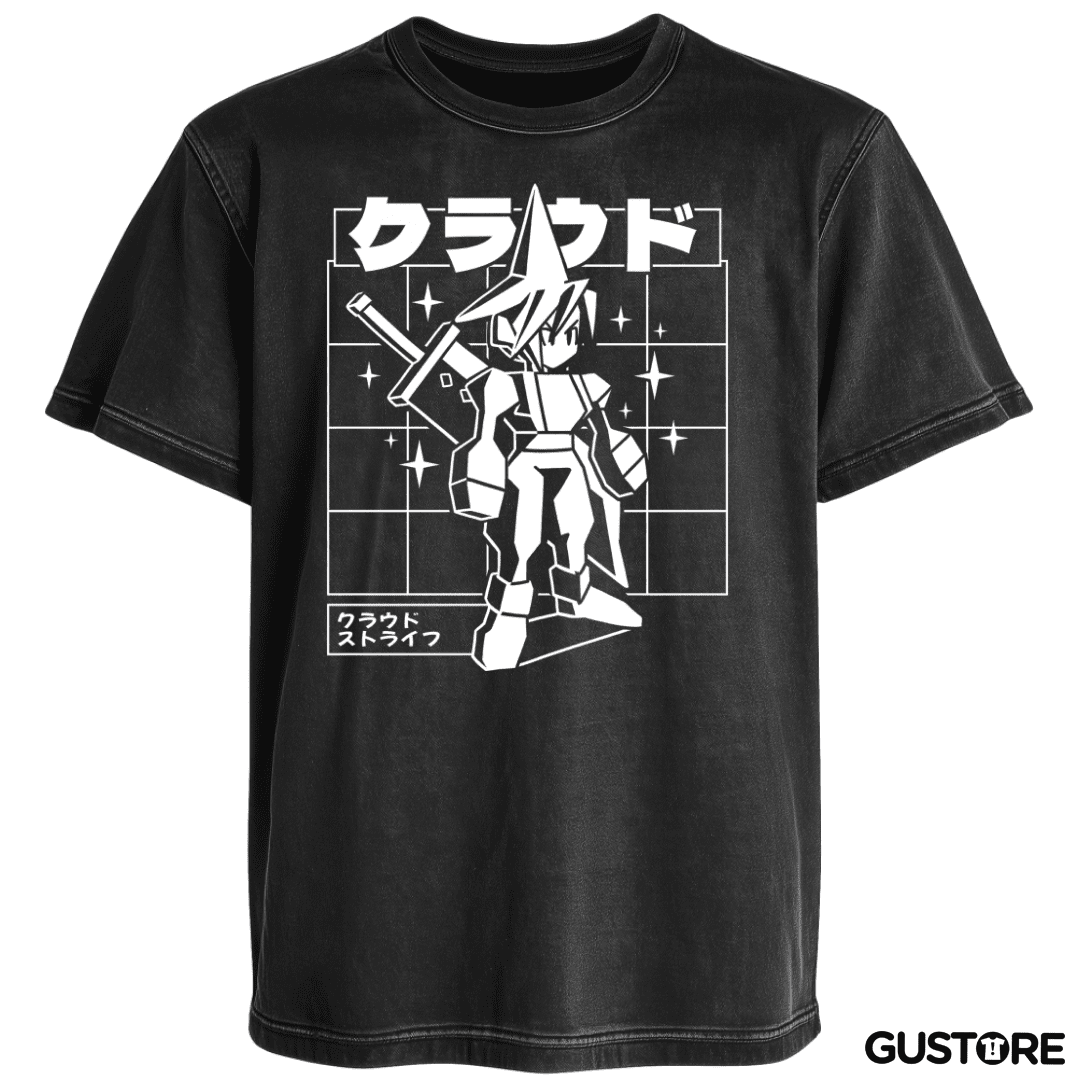 Polera desgastada Cloud PSX