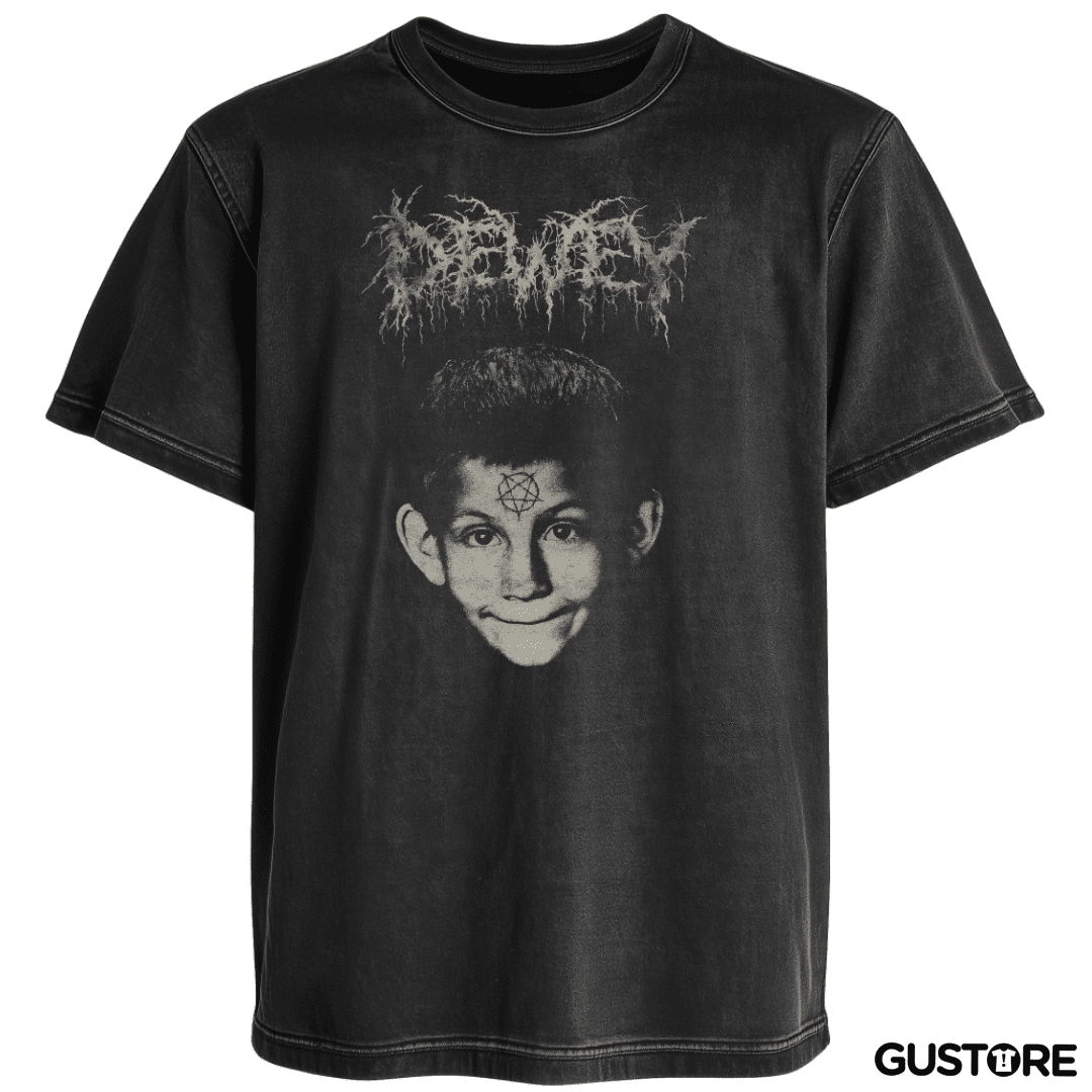 Polera desgastada Evil Dewey
