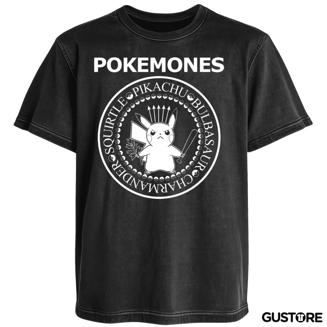 Polera desgastada P.O.K.E.M.O.N.E.S.