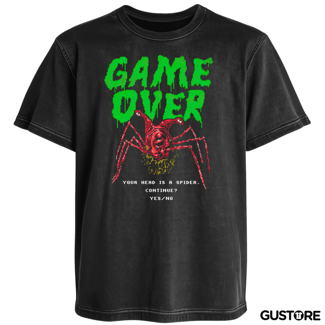Polera desgastada Spider Head