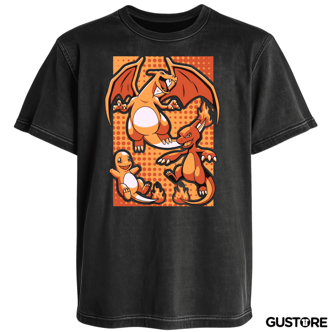 Polera desgastada Char Evolution