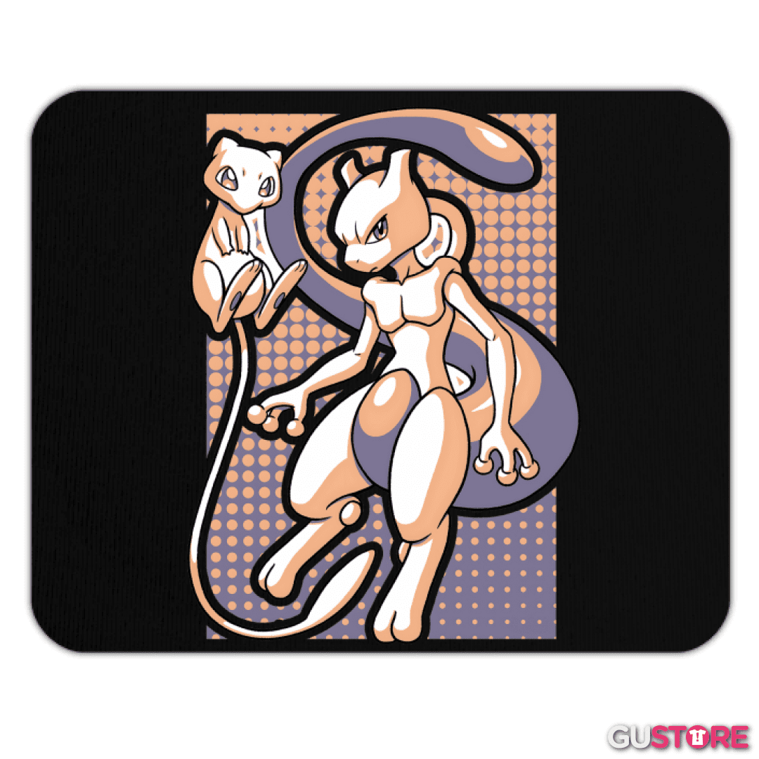 Mousepad Mew & Mewtwo