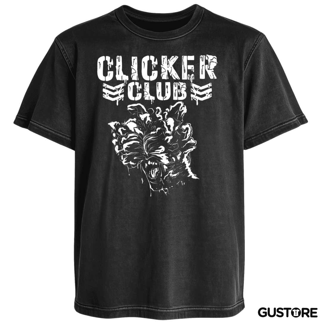 Polera desgastada Clicker Club