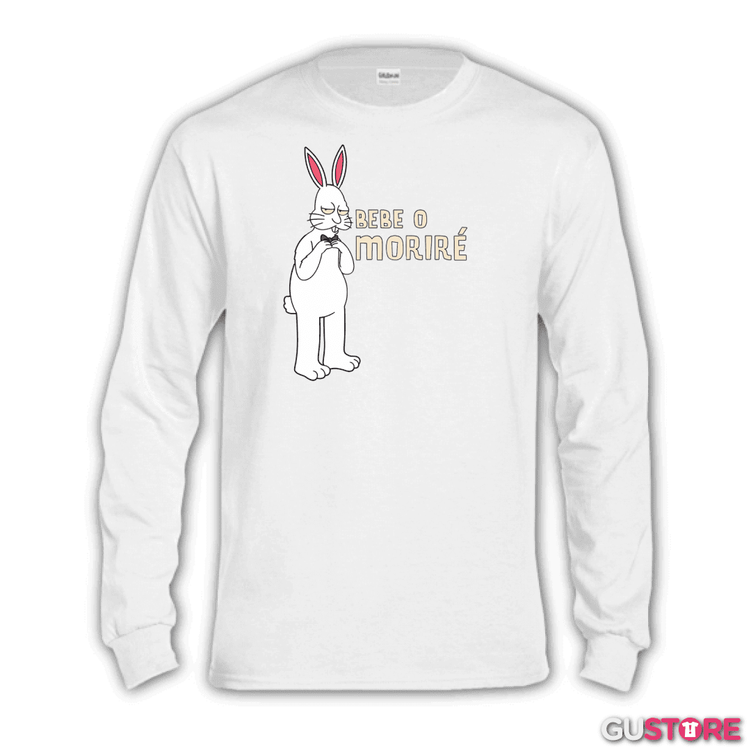 Polera manga larga Bebe o moriré