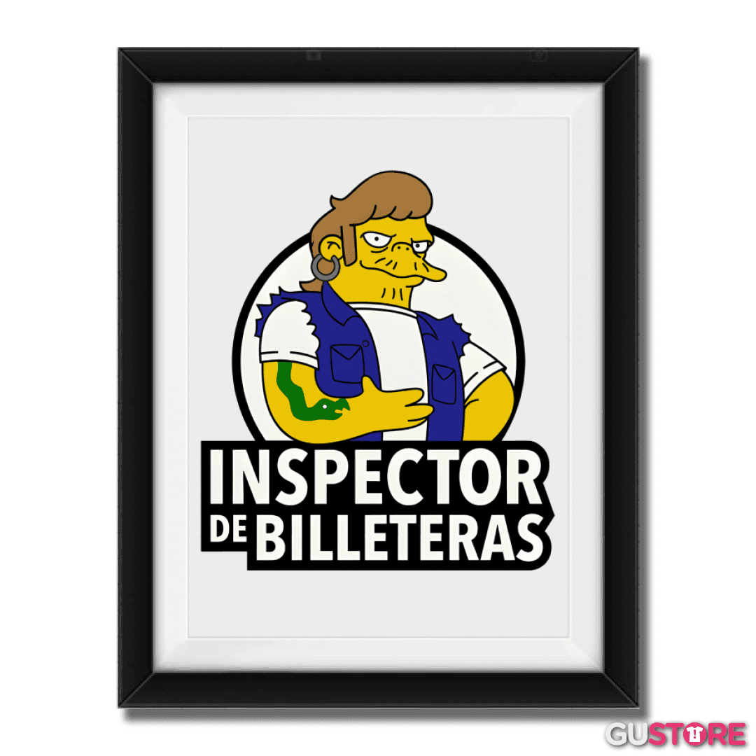 Cuadro decorativo Inspector de billeteras