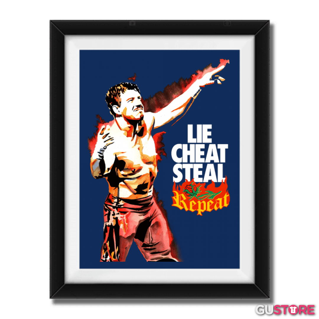 Cuadro decorativo Lie Cheat Steal