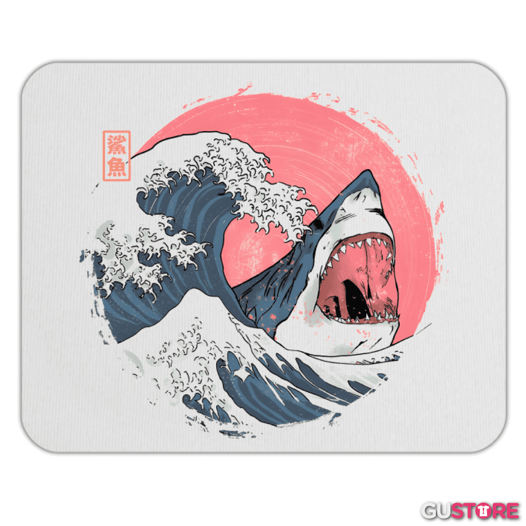 Mousepad Tiburón de Hokusai
