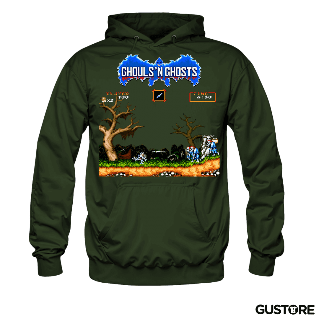 Polerón Canguro Ghouls 8 bits