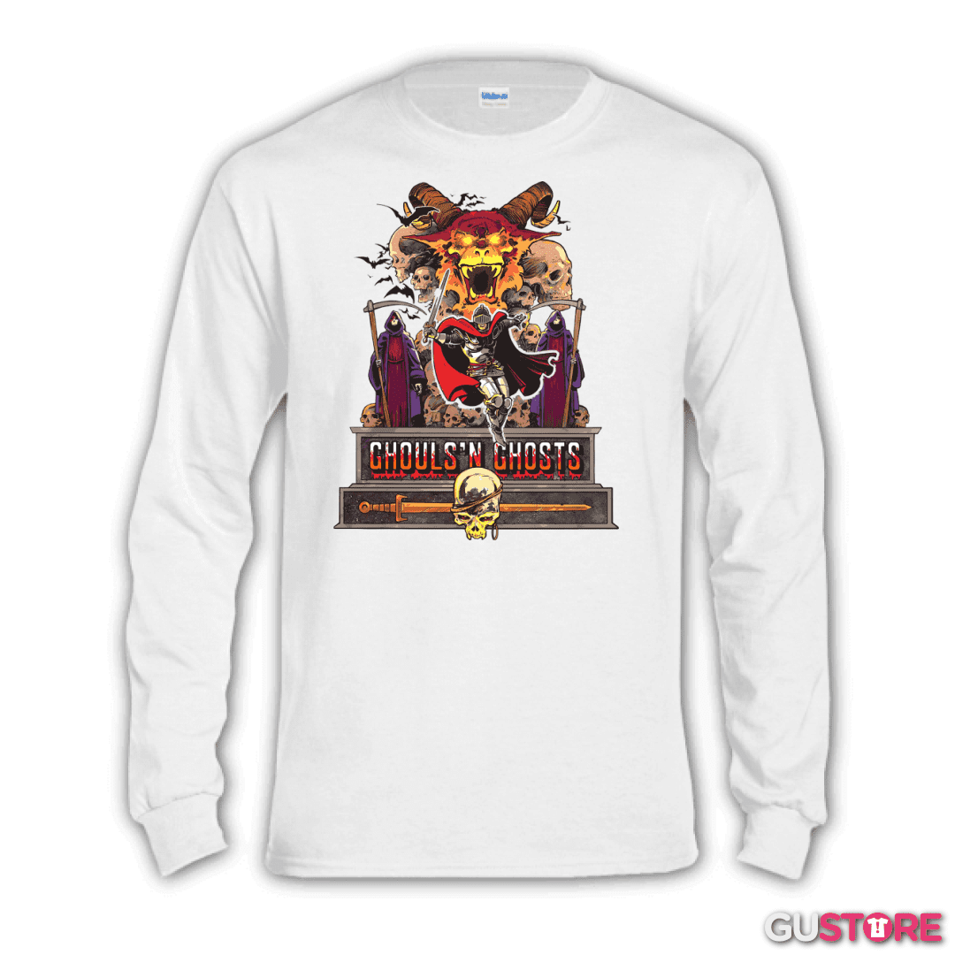 Polera manga larga Ghouls n Ghosts