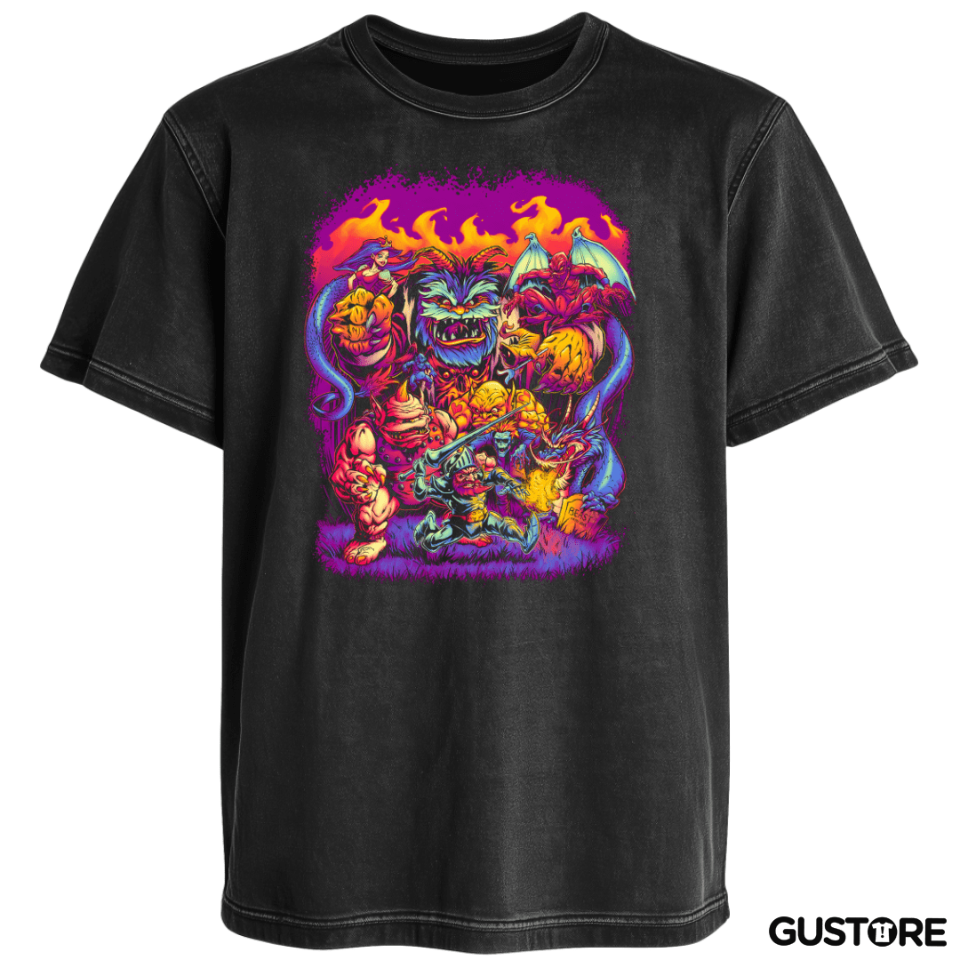 Polera desgastada Sir Arthur contra las Fuerzas del Mal