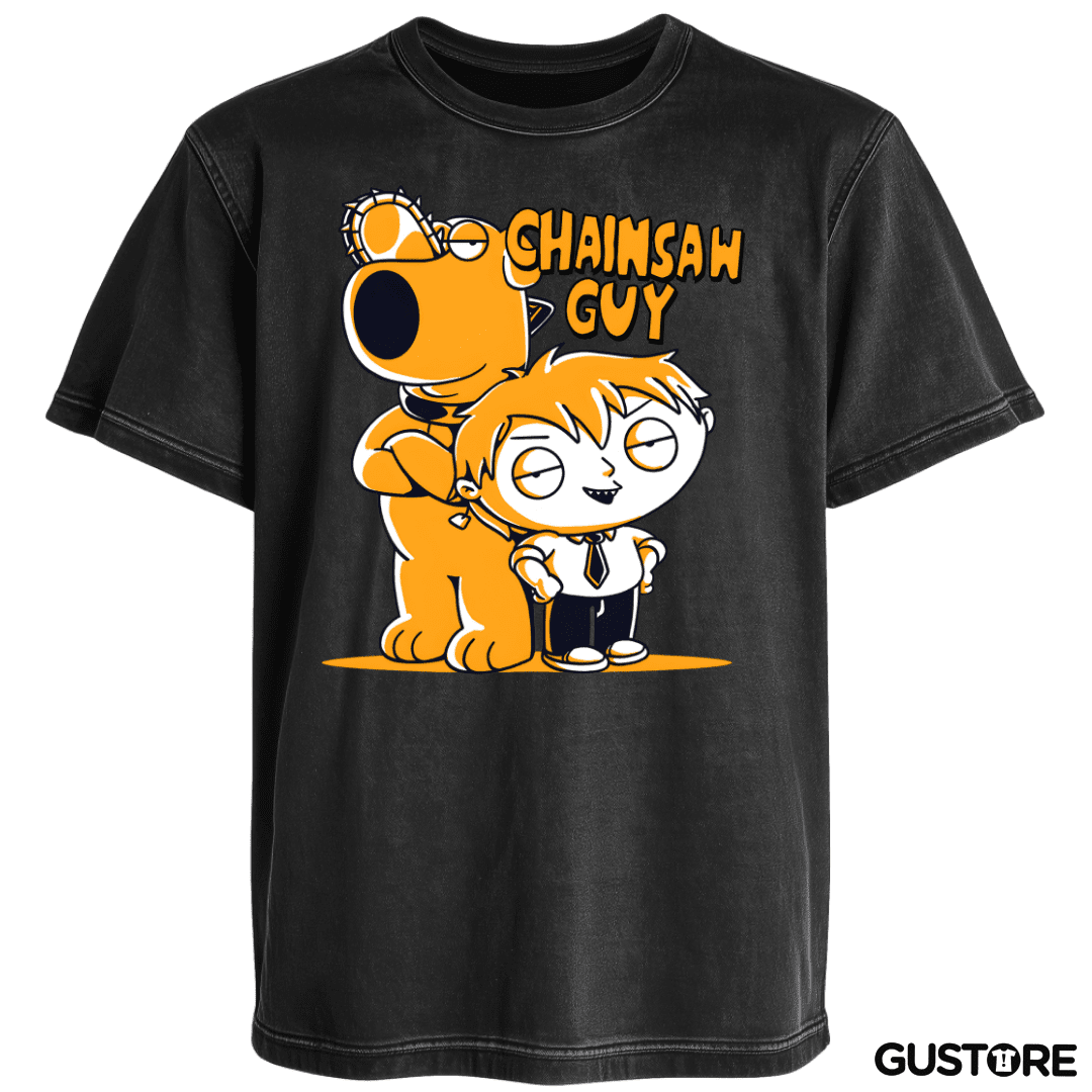 Polera desgastada Chainsaw Guy