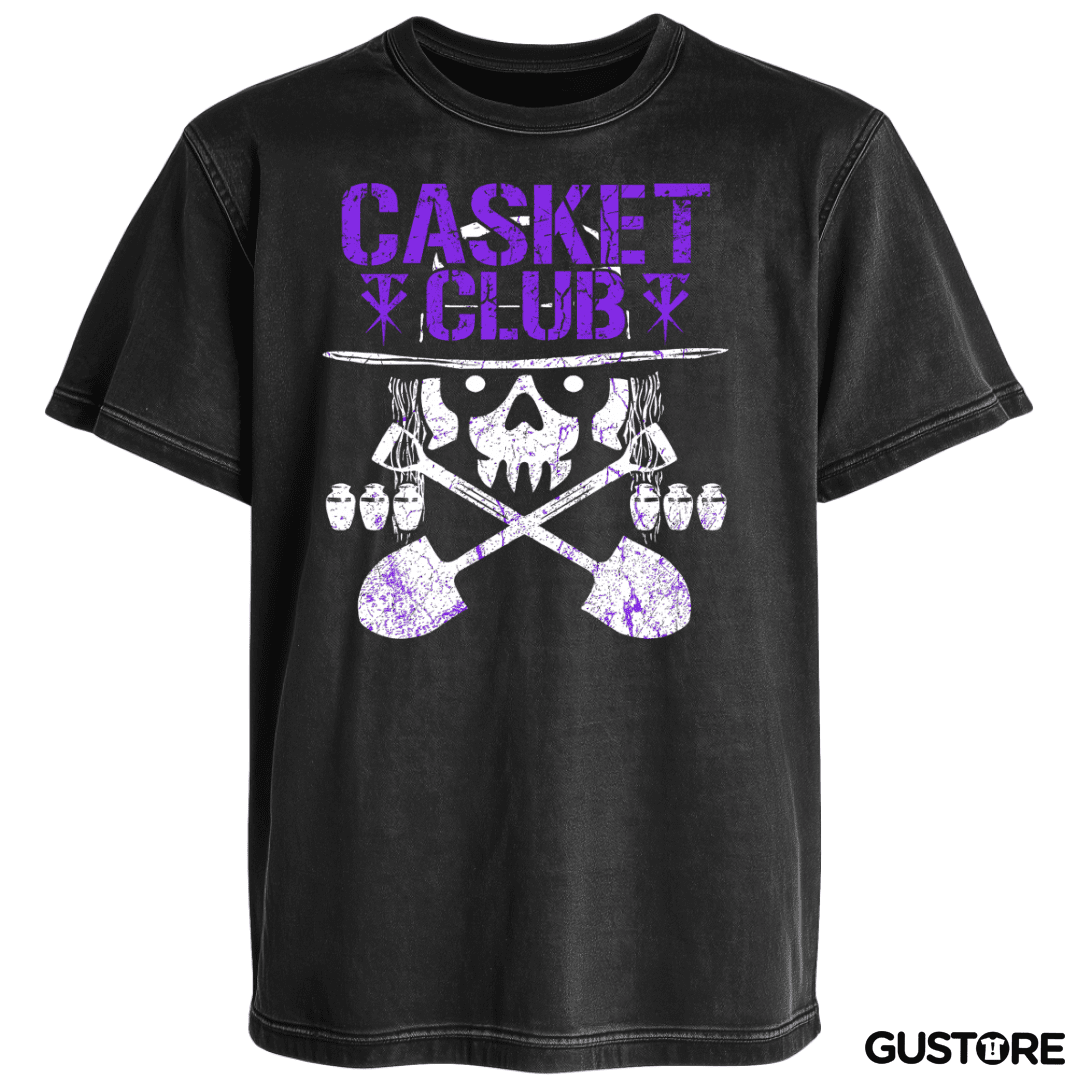 Polera desgastada Casket Club