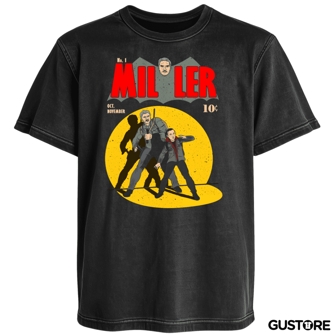 Polera desgastada Miller Comic