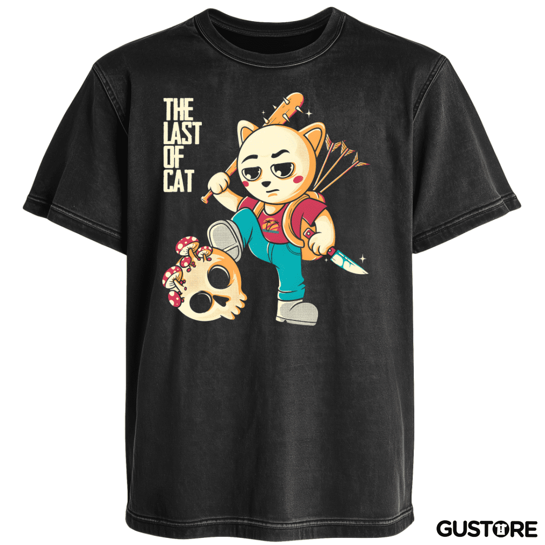 Polera desgastada The Last of Cat