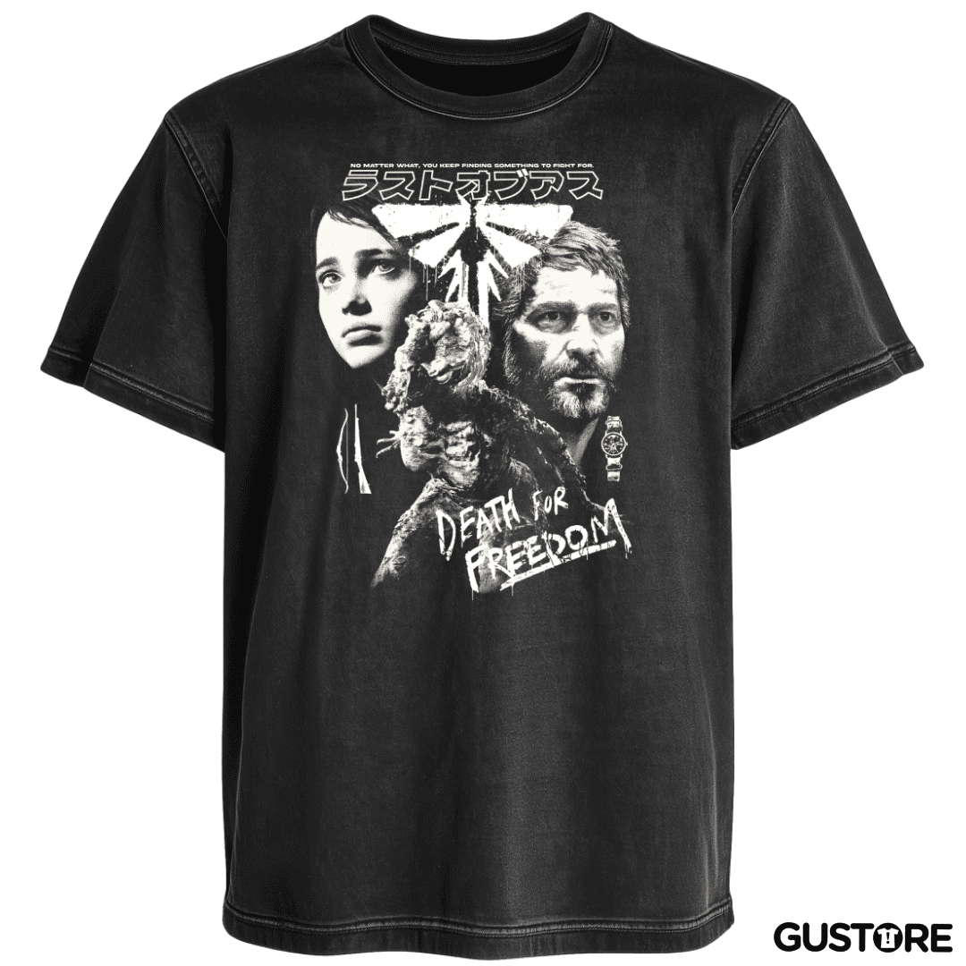 Polera desgastada Death for Freedom