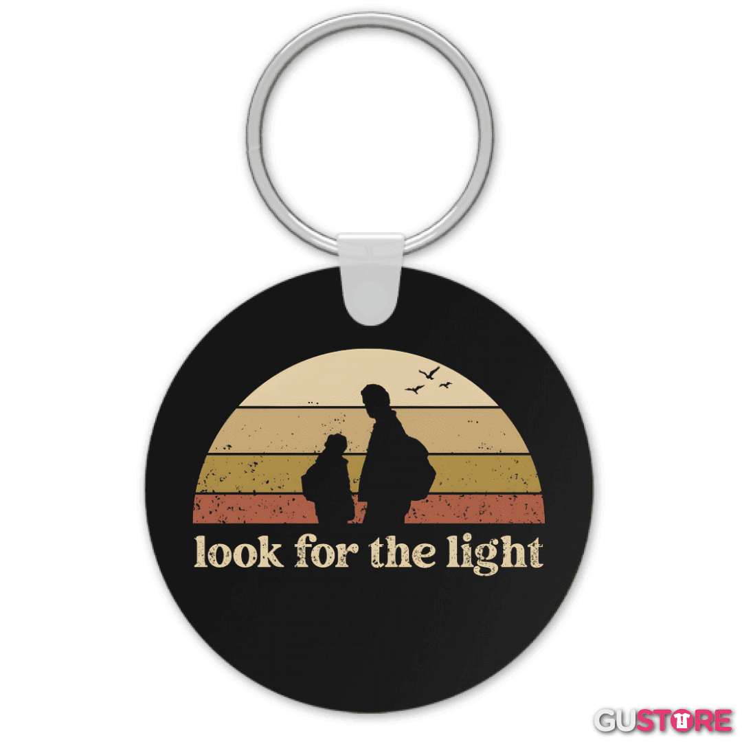 Llavero Look For The Light Retro