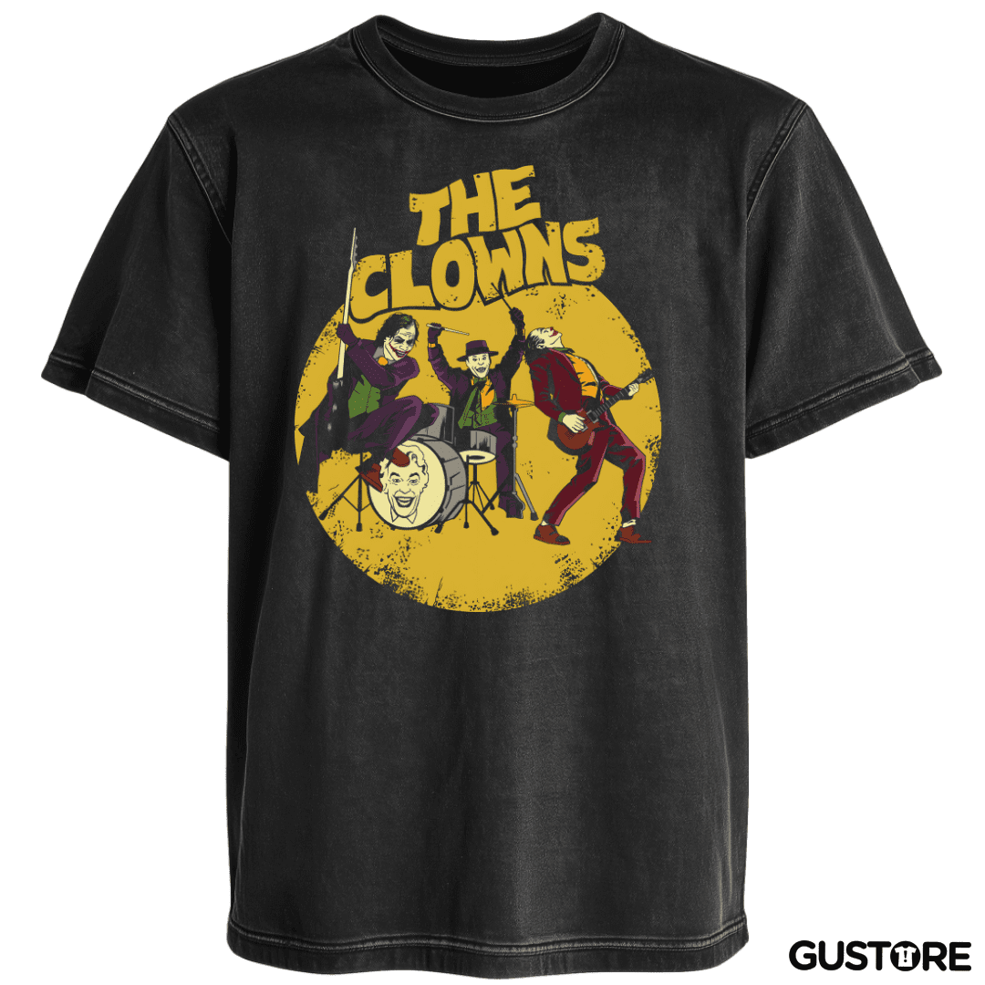 Polera desgastada The Clowns