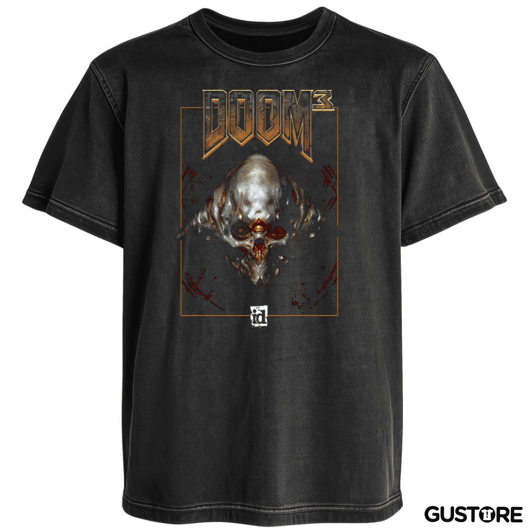 Polera desgastada Doom 3
