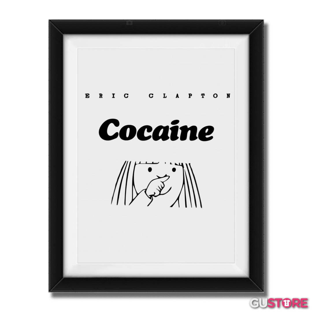 Cuadro decorativo Eric Clapton Cocaine