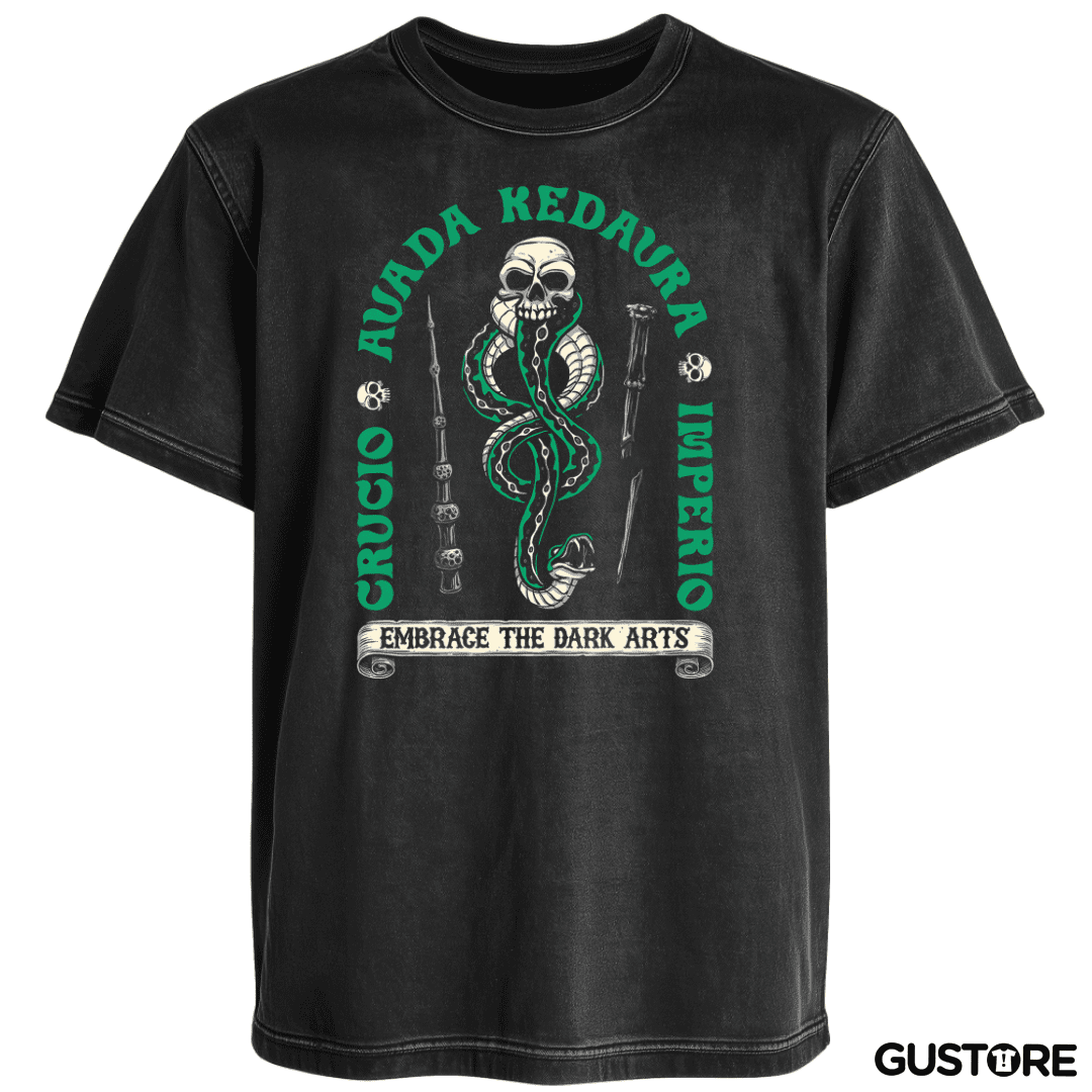Polera desgastada Maldiciones Imperdonables