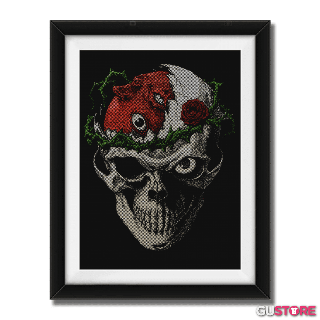 Cuadro decorativo Cráneo Beherit