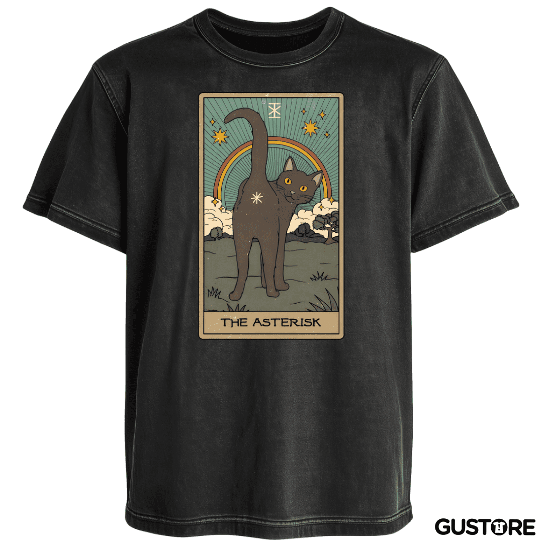 Polera desgastada Gatito Asterisco 