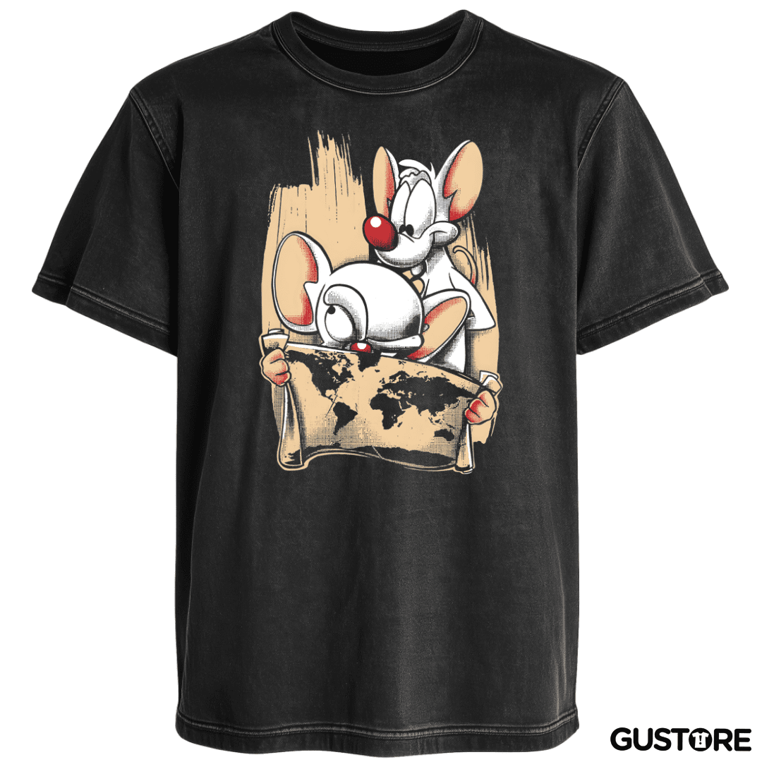 Polera desgastada Conquistar el Mundo