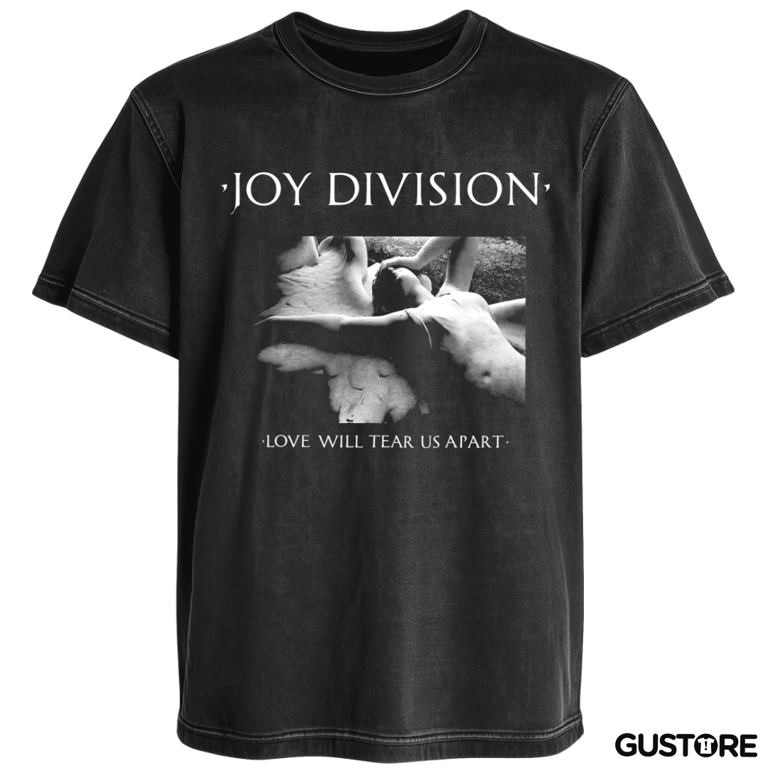 Polera desgastada Love Will Tear Us Apart