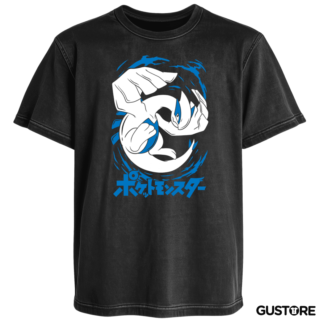 Polera desgastada Lugia Legendario