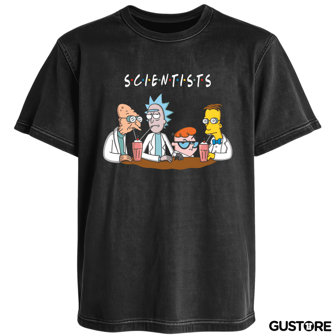 Polera desgastada Cientificos