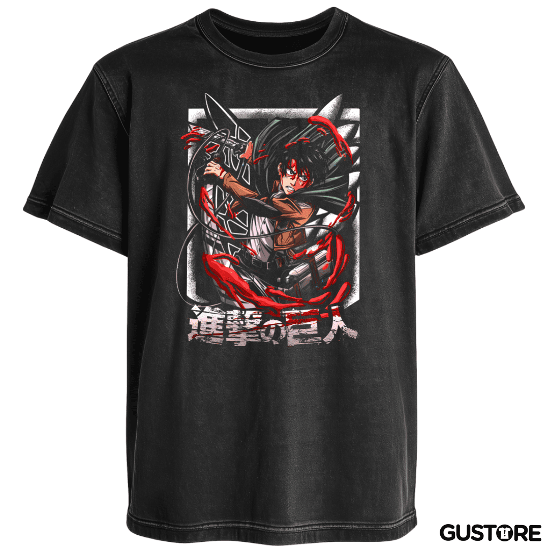 Polera desgastada Asesino de Titanes