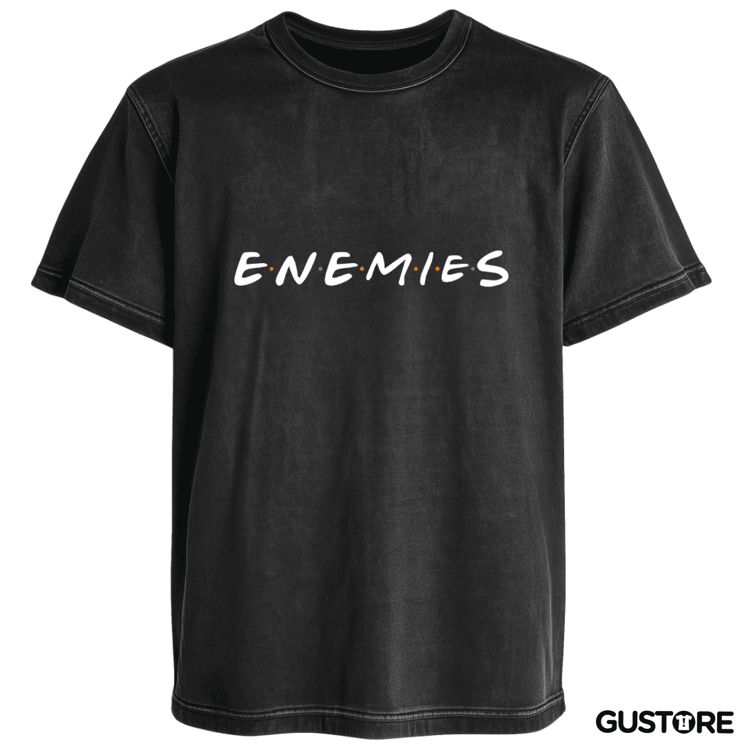 Polera desgastada Enemies