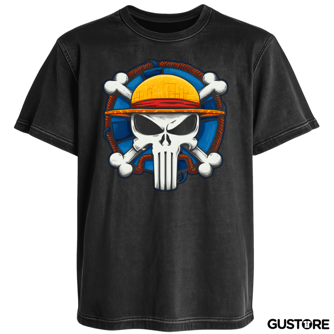 Polera desgastada One Punisher