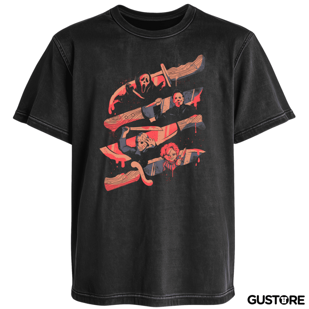 Polera desgastada Cuchillos Famosos