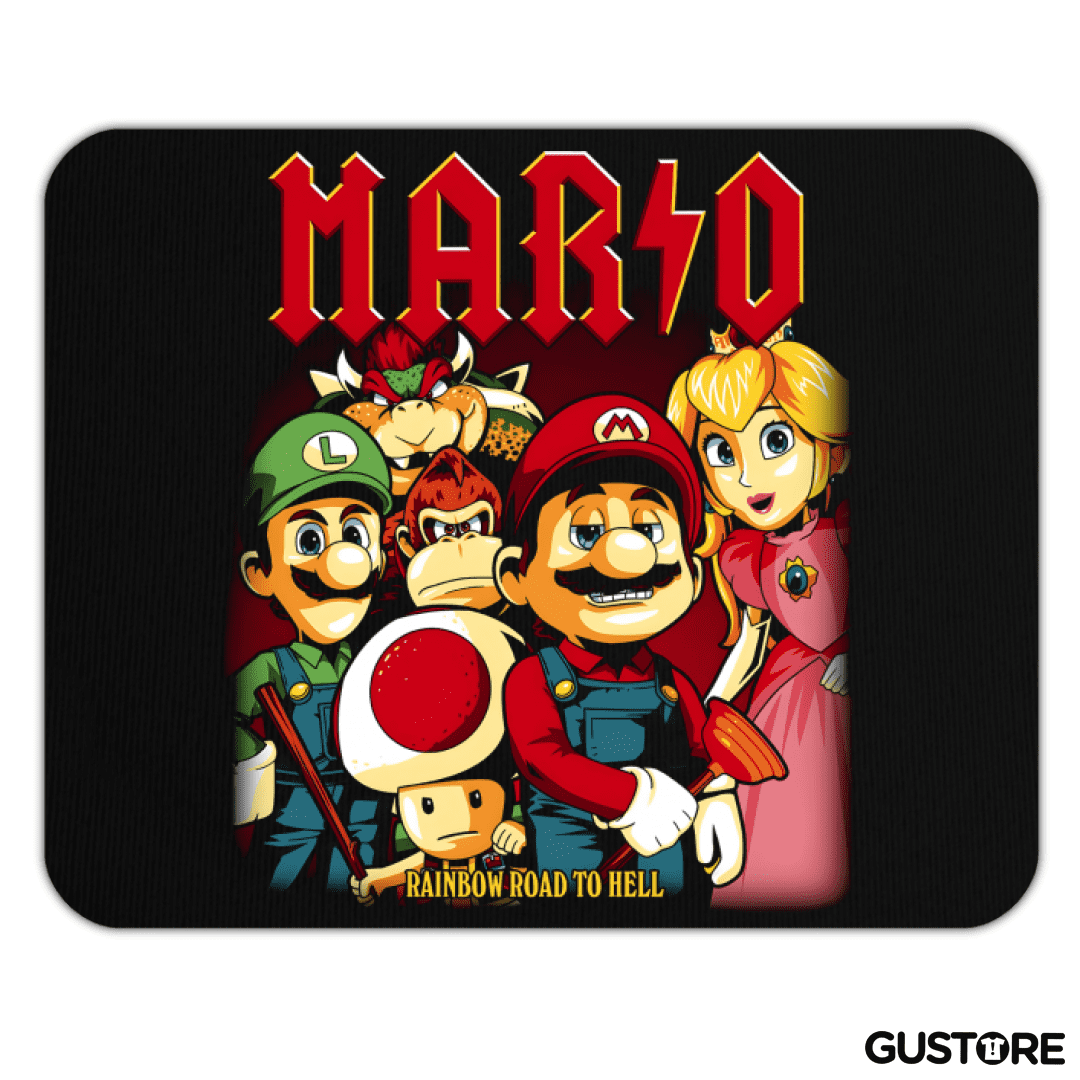 Mousepad Rainbow Road to Hell