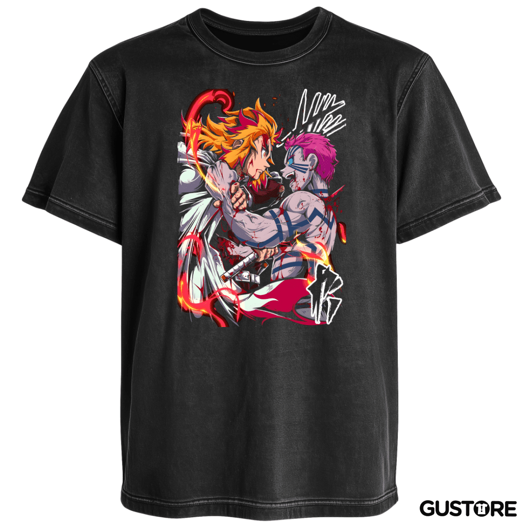 Polera desgastada Rengoku vs Akasa
