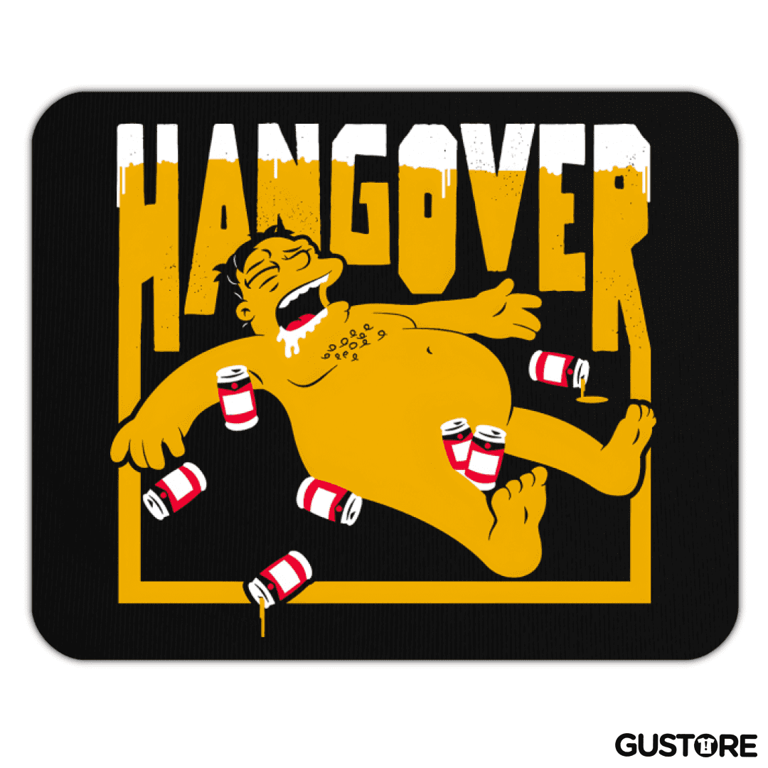 Mousepad Barney Hangover