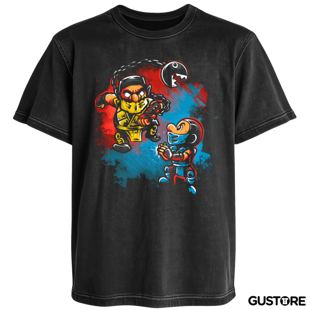 Polera desgastada Bigote Kombat
