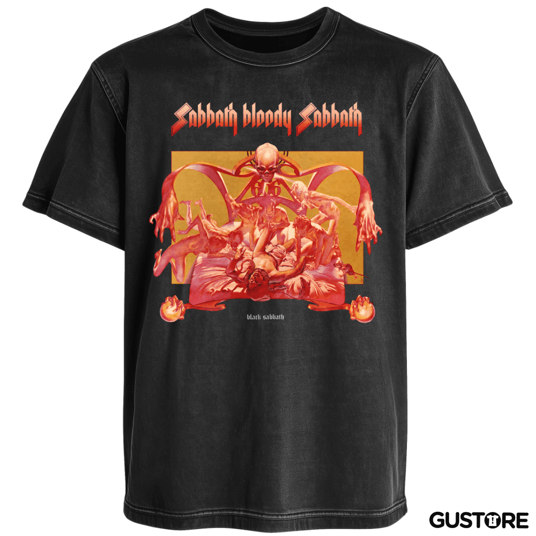 Polera desgastada Sabbath Bloody Sabbath 