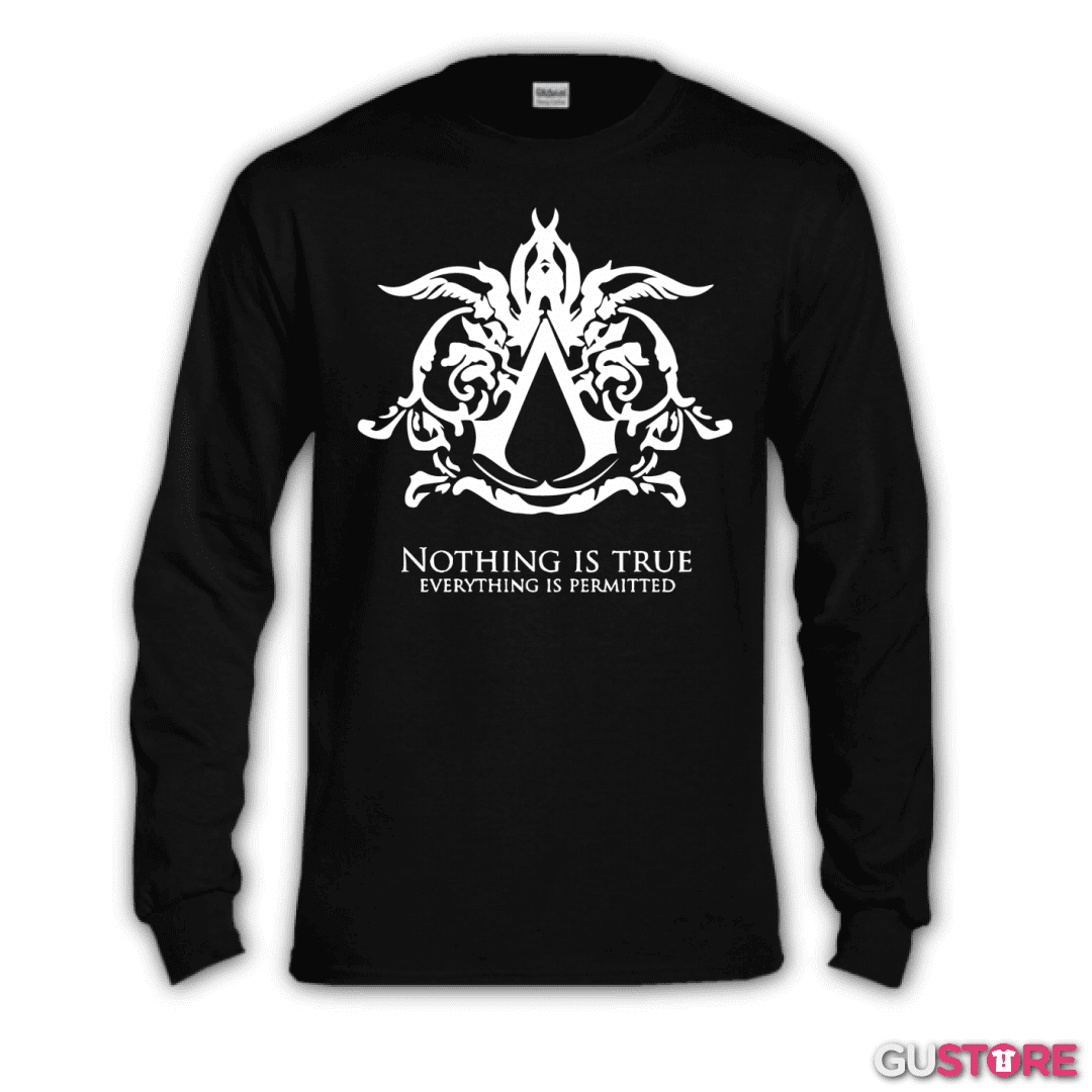 Polera manga larga Nothing is true