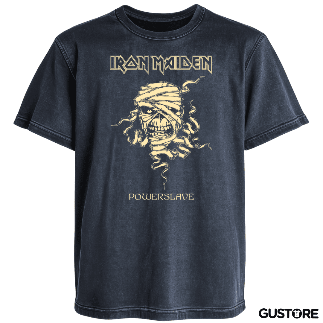 Polera desgastada Eddie Powerslave