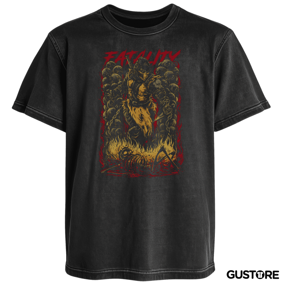 Polera desgastada Inferno Scorpion