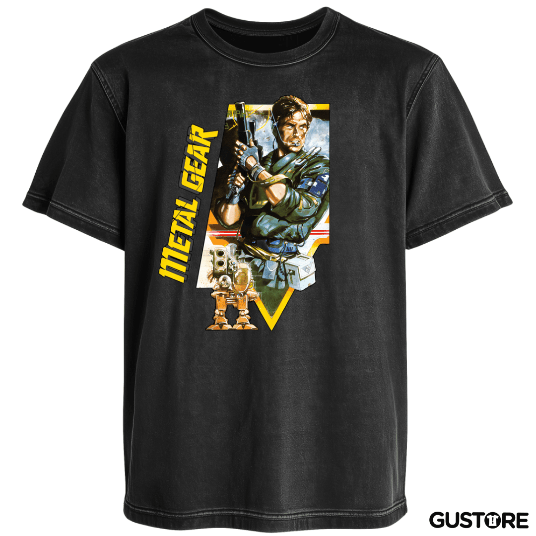 Polera desgastada Metal Gear 87