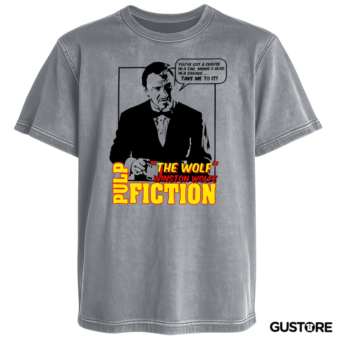 Polera desgastada Mr Wolf