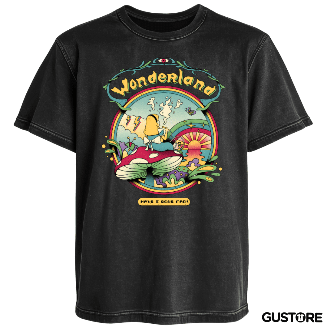 Polera desgastada Wonderland