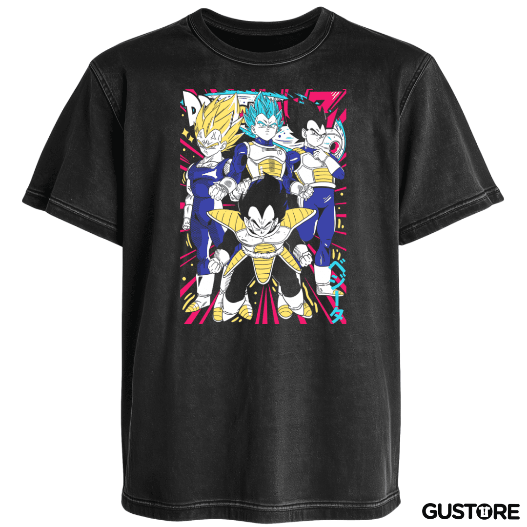 Polera desgastada Vegetas N