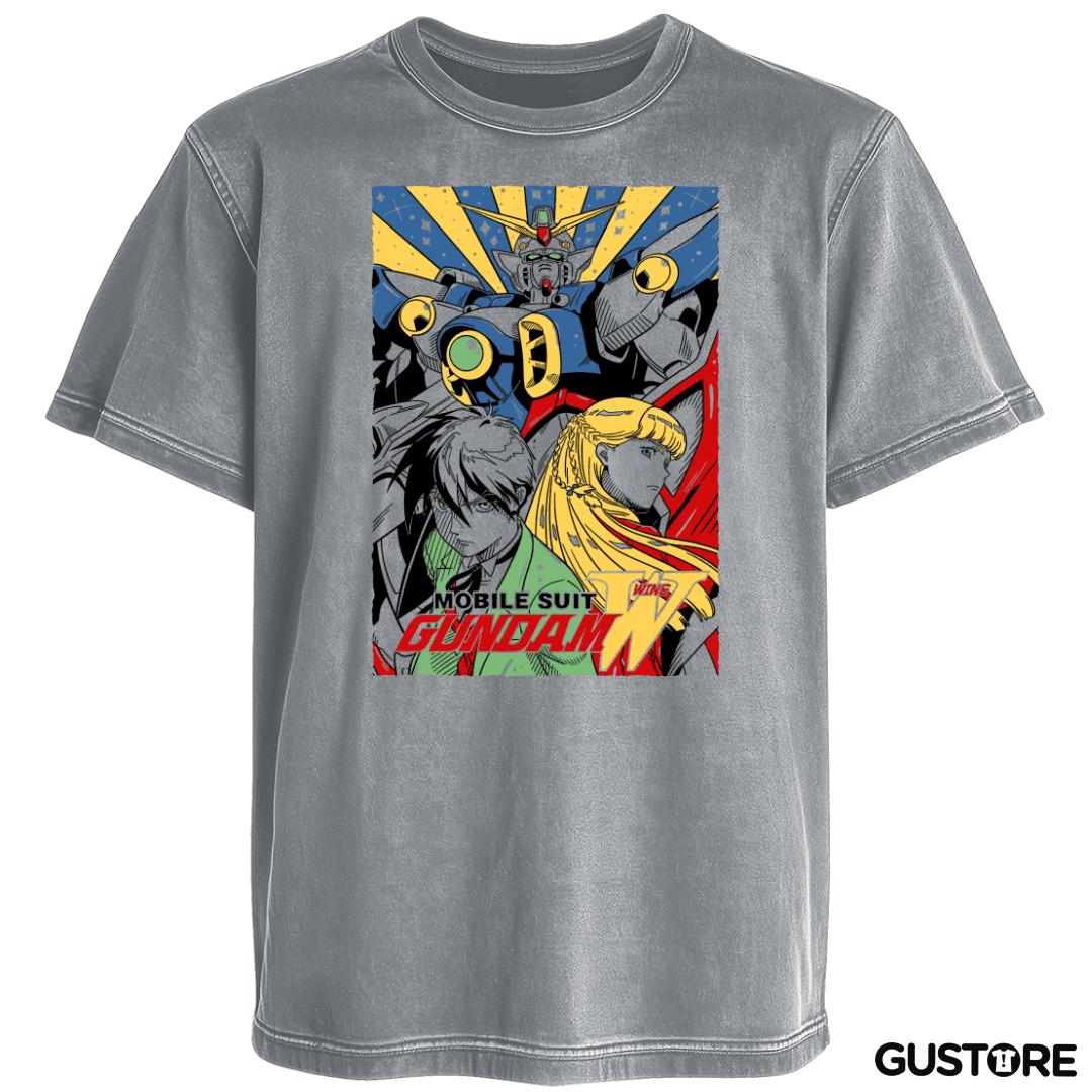 Polera desgastada Gundam Wing B